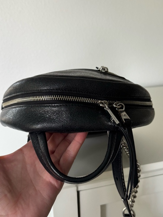Henri Bendel Mini Black Leather Backpack with Star Charm main image 4